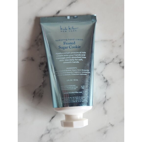 Nicole Miller Hydrating Hand Cream Frosted Sugar Cookie 2 Fl Oz Tube - Picture 4 of 4